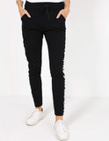 Pull On Side Script Pant