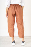 Pull On Tuck Detail Linen Pant